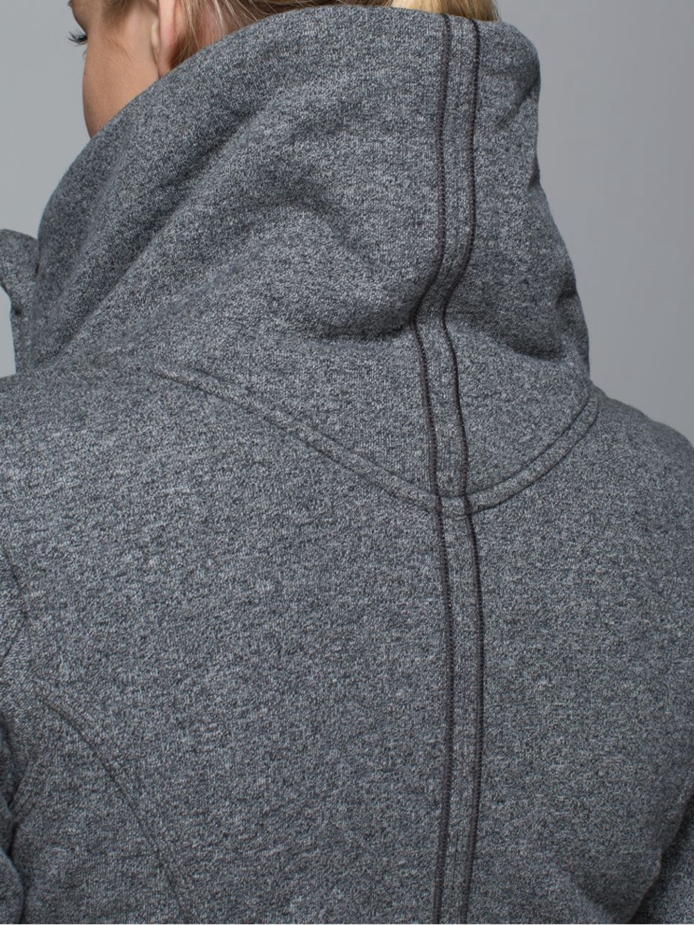 Lululemon Karmacollected Jacket in Heathered Speckled Black Size: 8 - Picture 5 of 12